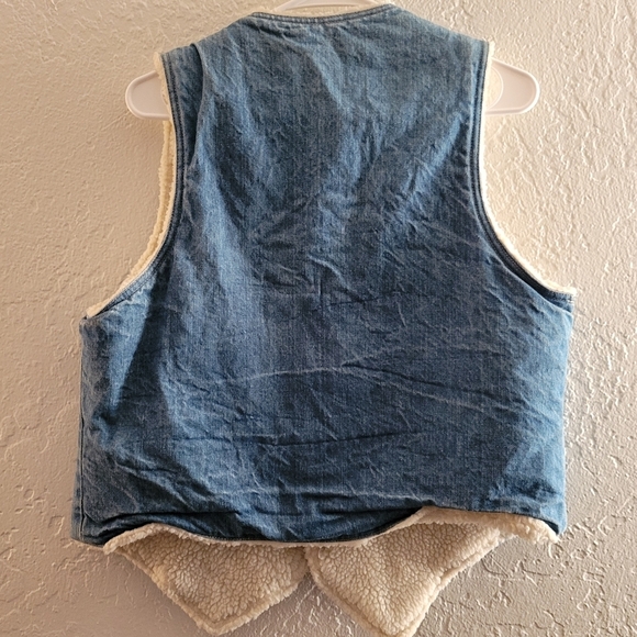 Levi's Sherpa Lined Vintage Vest Size Large - Picture 2 of 6